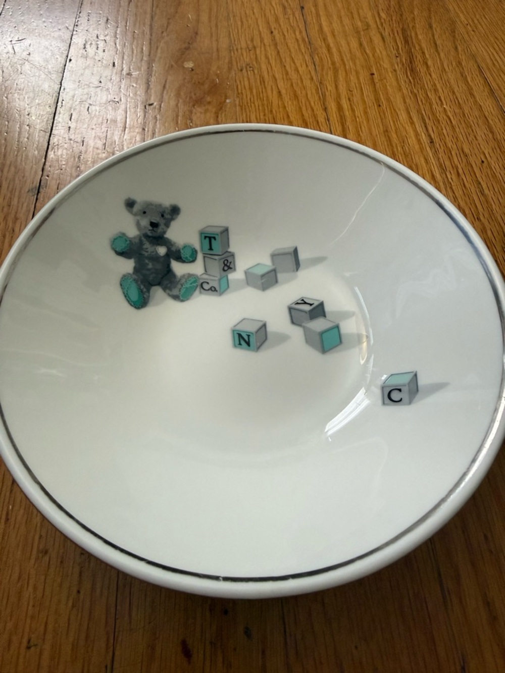 Tiffany & Co Bear & Block Bowls Only
(Set of 2)